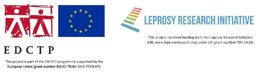 Logos EDCTP, EU, LRI